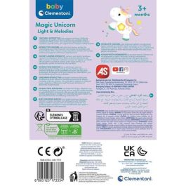 Clementoni Sonajero Unicornio Musical con Sonido 15x22x7cm