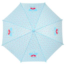Paraguas BlackFit8 Mariposa Azul Ø 86 cm Paraguas BlackFit8 Mariposa Azul Ø 86 cm