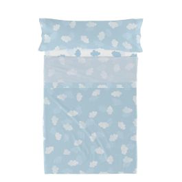 Juego de Sábanas HappyFriday Basic Kids Clouds Azul Cama de 105 180 x 270 cm 2 Piezas Precio: 40.79000024. SKU: B13JW2WAX2