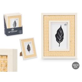 Portafotos Natural de Madera con Cuerda 10x15 cm - Giftdecor (12 Unidades) Precio: 36.88999963. SKU: B186JVZM76