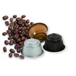 Quttin Soporte Rotatorio para 24 Cápsulas de Café 12.4 cm x 33.8 cm x 12.5 cm (6 Unidades)