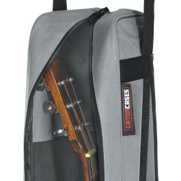 GATOR GCB Funda de Colgar para Guitarra Acústica y Clásica, Gris, Poliéster