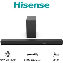 Barra de Sonido Hisense HS3100 480W Negro 480 W Precio: 157.68999994. SKU: B194AFVXN5