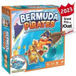 Piratas de las Bermudas - Asmodee - Juego de mesa magnético - Juego de acción de 2 a 4 personas - A partir de 7 años