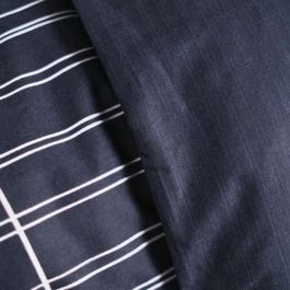 Today 116553 Juego de Cama Sunshine Algodón 240x260 cm + 2 Fundas Almohada 63x63 cm Estampado Cuadros para 2 Personas