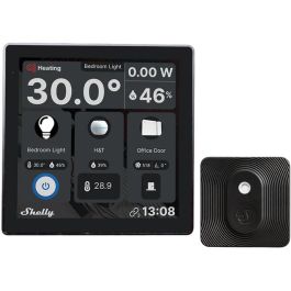 Shelly SHELLY_WD_HT_BUNDLE_S Wall Display + BLU H&T Negro Android 4" WiFi Bluetooth Termohigrómetro Precio: 169.50000045. SKU: B1J6XX73R5