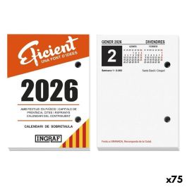 Calendario de Sobremesa Ingraf Eficient 2026 (75 Unidades)