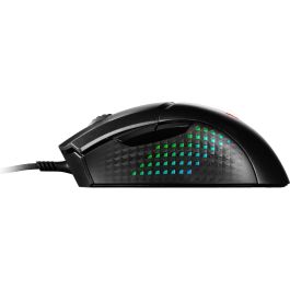 MSI CLUTCH GM51 LIGHTWEIGHT (P) Ratón Gaming Óptico USB-A 26000 DPI con Iluminación Personalizable y 6 Botones, Negro