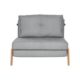 Sofá Home ESPRIT Gris Natural Scandi