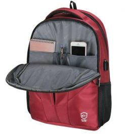 MOCHILA E-VITTA CITYJET ROJA - PARA PORTÁTILES HASTA 15,4"-16"/39.11-40.64CM - CONTIENE USB PARA POWERBANK - 2 COMPARTIMENTOS - DOBLE CREMALLERA MOCHILA E-VITTA CITYJET ROJA - PARA PORTÁTILES HASTA 15,4"-16"/39.11-40.64CM - CONTIENE USB PARA POWERBANK - 2 COMPARTIMENTOS - DOBLE CREMALLERA