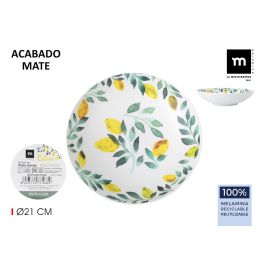 Plato Hondo Melamine Citrus 21x5.3 cm - La Mediterranea (24 Unidades) Precio: 55.98999967. SKU: B1CKNJHWLN