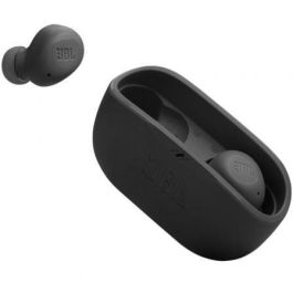 JBL JBLVBUDSBLK Auriculares Bluetooth Vibe Buds Negros True Wireless Sonido Deep Bass 32h Autonomía Estuche Carga IP54 Manos Libres