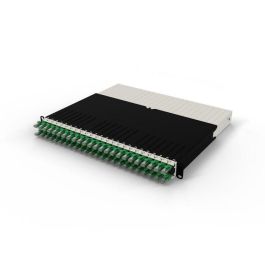 PATCHBOX patchbox.one Organizador de Cables Retráctiles 24 Unidades 8RU UTP Cat.6a Verde para Rack de Red, Eficiente Gestión