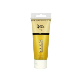 Liderpapel Pintura Acrílica Tubo 120 ml Ocre Amarillo