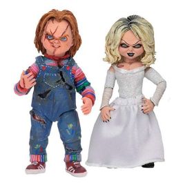 Figuras Chucky & Tiffany La Novia de Chucky 10cm Precio: 87.5000005. SKU: B193FJ9M7N