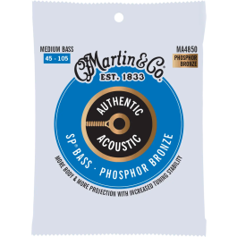MARTIN Authentic Sp Bass 92/8 Phosphor Bronze Medium 45-105 Cuerdas para Bajo Acústico Precio: 20.50000029. SKU: B1ERY5V23B