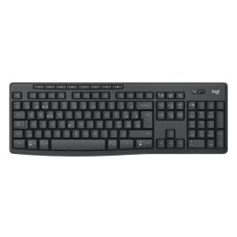 Logitech MK370 Combo Teclado y Ratón Inalámbrico Logi Bolt USB. Teclado de tamaño completo resistente a salpicaduras y ratón silencioso para oficina.