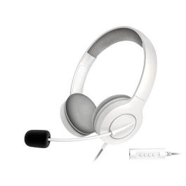 Energy Sistem Office 3 Auriculares Diadema con Micrófono Boom retráctil Alámbricos USB y Jack 3.5mm para Videollamadas y Oficina Blanco Energy Sistem Office 3 Auriculares Diadema con Micrófono Boom retráctil Alámbricos USB y Jack 3.5mm para Videollamadas y Oficina Blanco