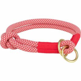 Collar de Adiestramiento para Perros Trixie Soft Rope Rojo Crema S 35 cm