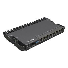 MikroTik RB5009UG+S+IN Router Inalámbrico con 7 Puertos Gigabit Ethernet y 1 Puerto SFP+ Negro