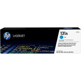 HP 131A CF211A Cartucho de Tóner Original Cian para Impresoras HP LaserJet, Rendimiento Estándar, 1800 Páginas, 1 Unidad Precio: 117.69000023. SKU: S5600688