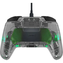 PDP Controlador Prismatic Afterglow con Cable para Nintendo Switch con Iluminación LED y Conector de Audio 3.5mm