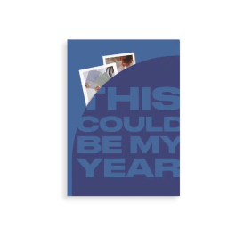 Antartik My Year Agenda Encuadernada A5+ Día Página Azul Oscuro Papel 80g FSC