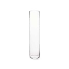 Jarrón de Cristal Cilíndrico Giftdecor - 15 cm diámetro x 70 cm alto, Transparente Jarrón de Cristal Cilíndrico Giftdecor - 15 cm diámetro x 70 cm alto, Transparente