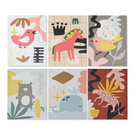 Cuadro Kids DKD Home Decor Multicolor 1.8 x 40 x 30 cm (6 Unidades) Precio: 12.89000053. SKU: B1D59V5P9Y
