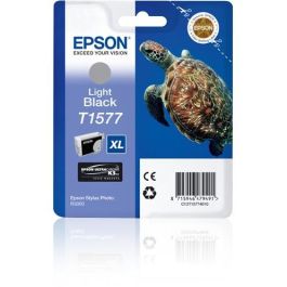 Epson C13T15774010 Cartucho de Tinta Turtle T1577 XL para Stylus Photo R3000, Negro Claro, 25.9ml, 23000 páginas Precio: 30.9899997. SKU: B1A579A69A