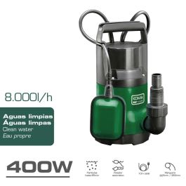 Koma Tools Bal-400 Bomba de Drenaje Aguas Limpias 400W Caudal 8.000 L/h Automática Sumergible