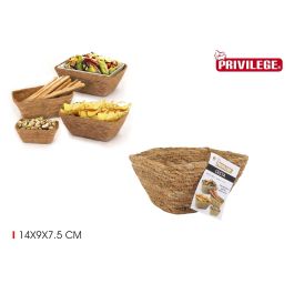 Cesta de Seagrass rectangular 14x9x7.5 cm - Privilege (24 Unidades) Precio: 26.49999946. SKU: B1A9H2VT6W