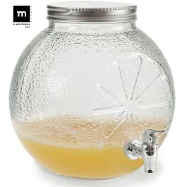 Mediterranea Tarro Dispensador con Grifo 5 Litros de Vidrio (4 Unidades) Mediterranea Tarro Dispensador con Grifo 5 Litros de Vidrio (4 Unidades)