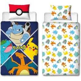 Pokemon AAART15015 Juego de Cama Starter Evolution II Microfibra Funda Nórdica 140 x 200 cm + Funda Almohada 63 x 63 cm Precio: 25.4999998. SKU: B1DXJ3PAAZ