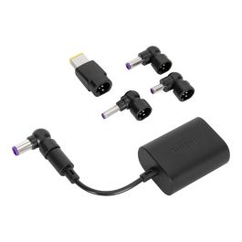 Targus Adaptador de Corriente Legacy Set USB-C Hembra Derecho a Conector Universal Macho Angular 18-23V 5A, Negro Targus Adaptador de Corriente Legacy Set USB-C Hembra Derecho a Conector Universal Macho Angular 18-23V 5A, Negro