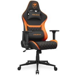 COUGAR Silla Gaming Armor One V2 F, PVC/Tela, Negro/Naranja, Reposabrazos 4D, hasta 120 kg