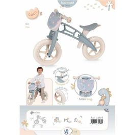 Decuevas Mi Primera Bicicleta sin Pedales Coco Ruedas EVA 10 Pulgadas | Sillín Regulable en Altura, Bolso | Niños 3 Años