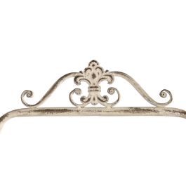 DKD Home Decor Botellero para Vino Romántico de Metal Blanco 102.5 x 39 x 9.5 cm con 5 Estanterías