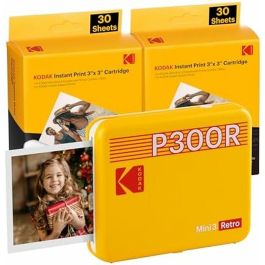 Kodak Mini 3 Retro Instant Photo Printer P300R Yellow 3X3 + 60SHEETS Precio: 139.8899997. SKU: B14NWSSKRR