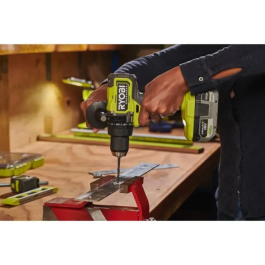 Ryobi Taladro de Impacto Sin Escobillas 18V 95 Nm 500-2100 rpm 7500-31500 cp/min con 2 Baterías