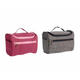 Neceser Viaje Portatil Surt Gris Rosa Berilo 14X18CM (8 Unidades) Neceser Viaje Portatil Surt Gris Rosa Berilo 14X18CM (8 Unidades)