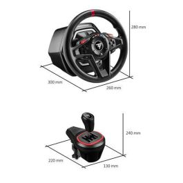 Thrustmaster T128 Shifter Pack (T128 + TH8S) - Volante con Force Feedback Híbrido, Compatible con PC/Xbox, Incluye TH8S, Núm. Artículo: 4460267