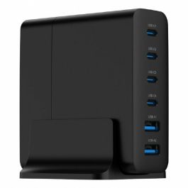 GEMBIRD TA-UC-2A4C-PD75-01-BK Cargador Universal para Dispositivos Móviles, Negro, Corriente Alterna, Carga Rápida, 2 Puertos USB, 4 Puertos USB Tipo C, Interior Precio: 21.49999995. SKU: B19Z69ZG4P