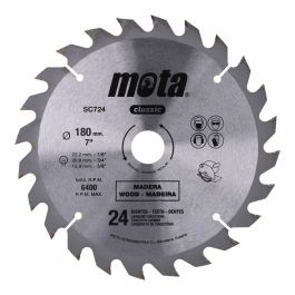 Mota Herramientas SC724 Sierra Circular de Widia Ø180 mm 24 Dientes de Carburo de Tungsteno para Madera Precio: 6.50000021. SKU: S7900221