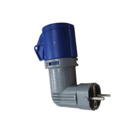 Clavija adaptador acodado tipo schuko a cetac 2p+t 16a 230v~ Precio: 17.89000004. SKU: B1FKV3PL5V