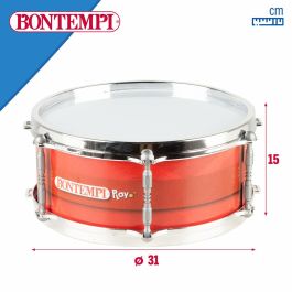 Tambor Bontempi Plástico 31 x 15 x 31 cm Rojo (4 Unidades)