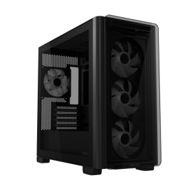 Asus A23 PLUS TG ARGB Negro - Torre PC, micro ATX/Mini-ITX, 3x120mm Ventiladores, Vidrio Templado, RGB, Ref. 90DC00K0-B19010