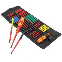 Wera 05006617001 Kraftform Kompakt VDE Big Pack 1 Juego de 26 destornilladores planos aislados VDE con funda de transporte Precio: 136.59000058. SKU: B1FYL4XLGY