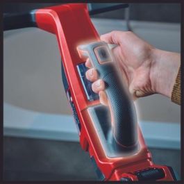 Einhell Limpiacristales a Batería BRILLIANTO, Inalámbrico 18V, Negro/Rojo - Para Ventanas y Superficies Lisas