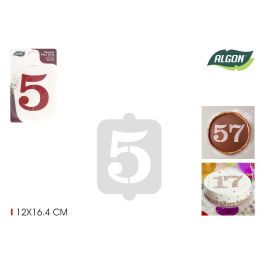 Algon Plantilla Tarta Cumpleaños N-5 Pequeña (36 Unidades) Precio: 5.94999955. SKU: B17N6WNBT4